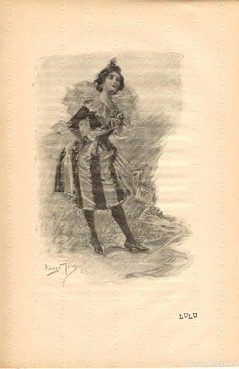 Otros Art&iacute;culos de Coleccionismo en Papel: ART DEC&Oacute; 1913 LULU ILUSTRACION 20X13 LM60