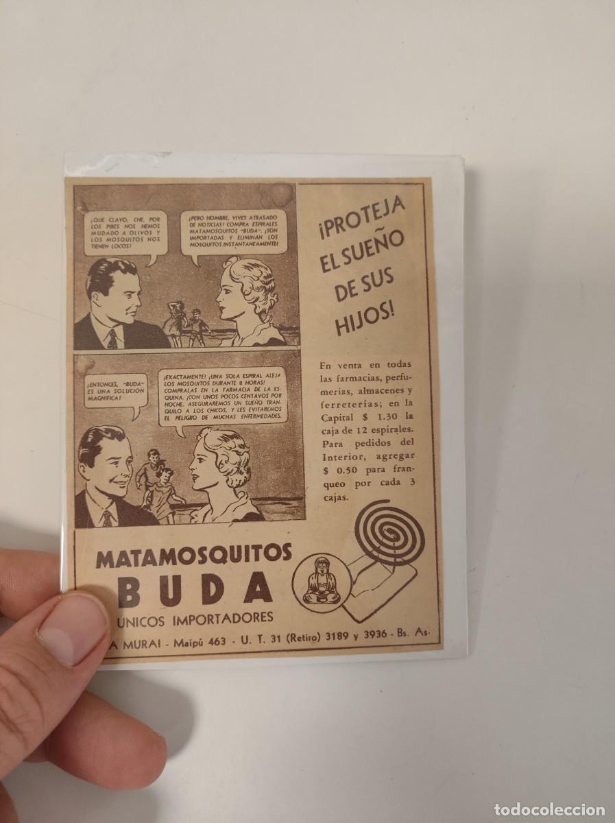 Otros Art&iacute;culos de Coleccionismo en Papel: PUBLICIDAD REVISTA ORIGINAL ANTIGUA. MATAMOSQUITOS BUDA