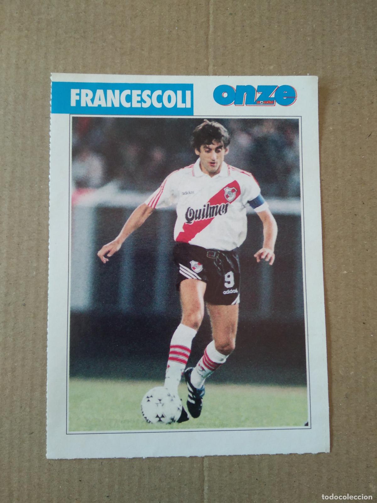Otros art&iacute;culos de coleccionismo en papel: FRANCESCOLI RIVER PLATE REVISTA ONZE MONDIAL MIDE APROXIMADAMENTE 10CM X 14CM TIPO POSTAL