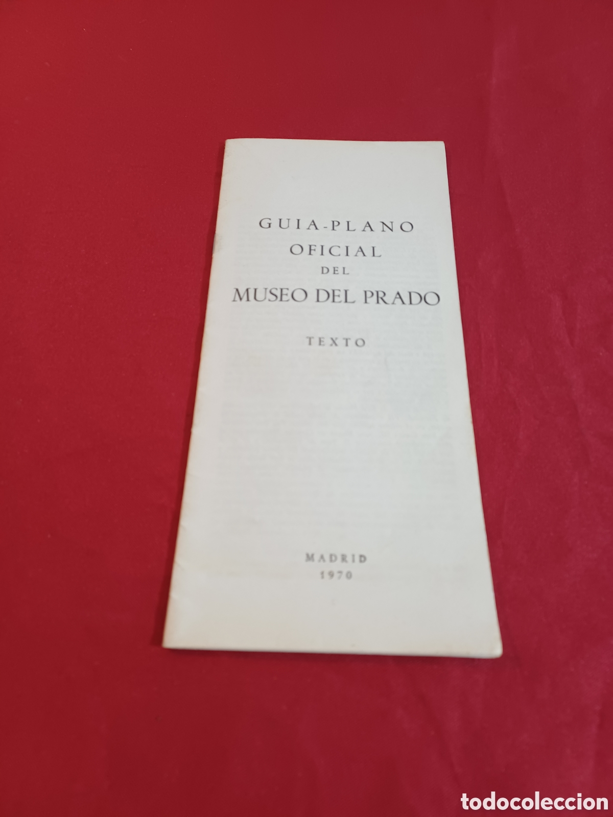 Otros Art&iacute;culos de Coleccionismo en Papel: GU&Iacute;A-PLANO OFICIAL DEL MUSEO DEL PRADO, 1970