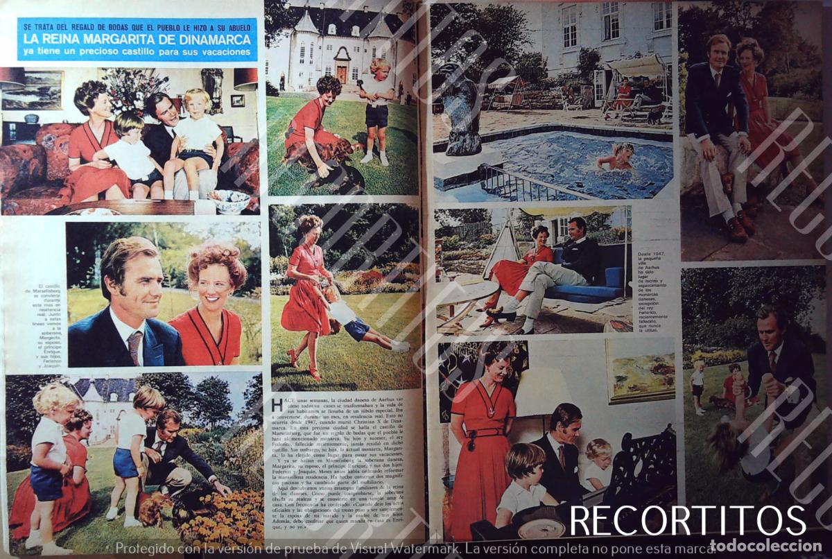 Otros Art&iacute;culos de Coleccionismo en Papel: LA REINA MARGARITA DE DINAMAR henrik Y SUS HIJOS