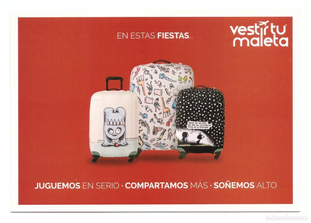 Otros Art&iacute;culos de Coleccionismo en Papel: ARGENTINA &bull; TARJETA PUBLICITARIA DE FUNDAS &rdquo;VESTIR TU MALETA&rdquo; &bull; 2015