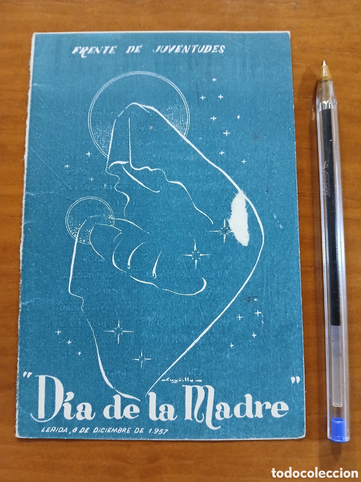 Otros Art&iacute;culos de Coleccionismo en Papel: D&iacute;a de la madre frente de juventudes 1947 lerida