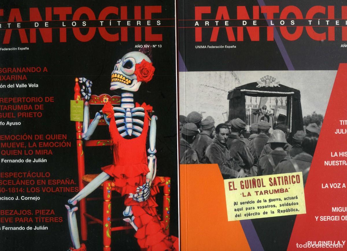 Otros Art&iacute;culos de Coleccionismo en Papel: Revista Fantoches. Arte de los T&iacute;teres n&ordm;s. 12,13,14,15, a&ntilde;os 2018 a 2021
