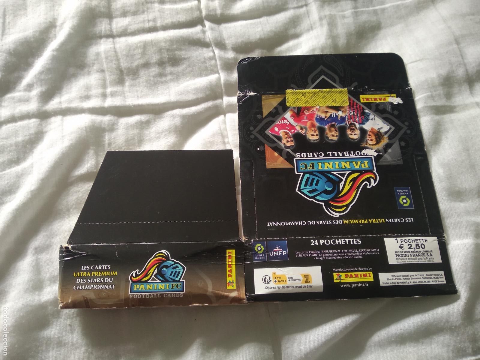 Otros Art&iacute;culos de Coleccionismo en Papel: CAJA VACIA CROMO FUTBOL PANINI LIGUE 1 LIGA FRANCIA MBAPPE BEN YEDDER