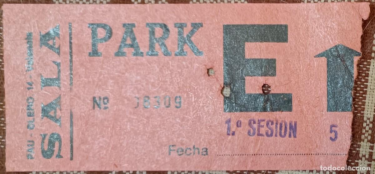 Paper Collecting Others: Entrada Cine Park - Valencia 1978