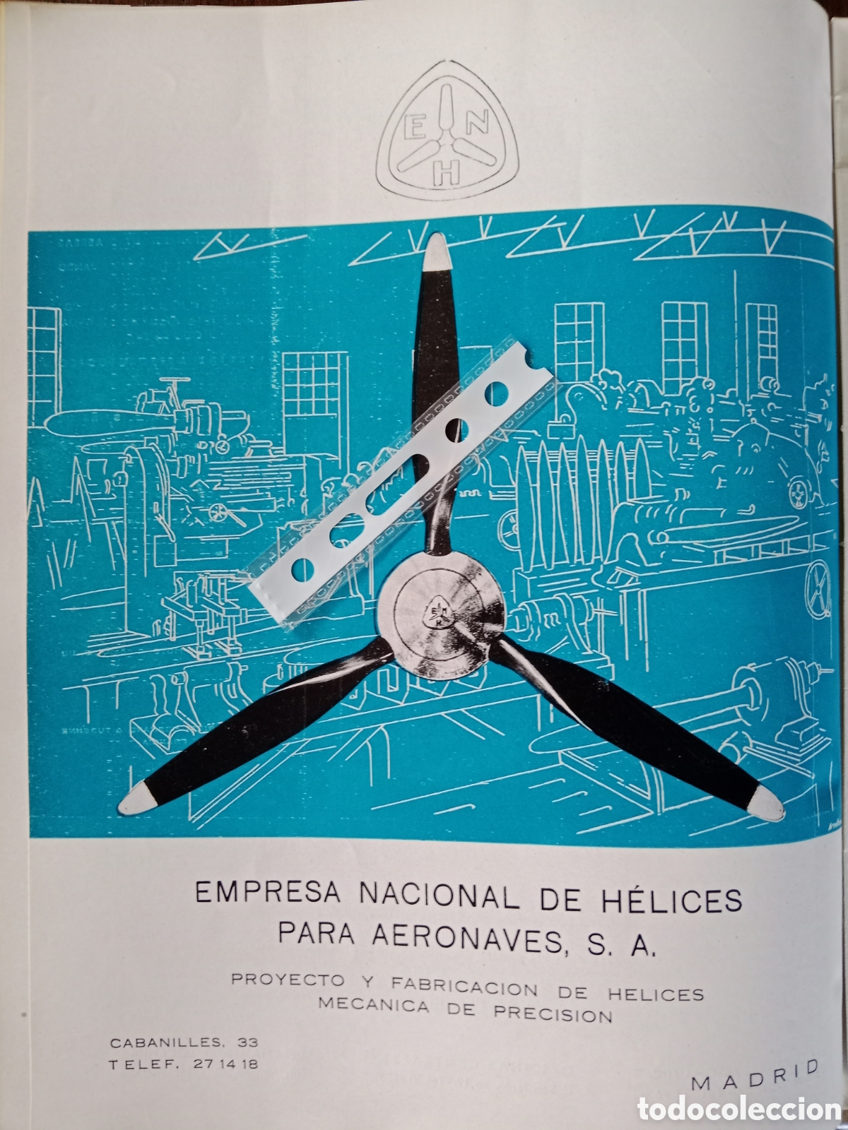 Paper Collecting Others: Publicidad empresa nacional de h&eacute;lices para aeronaves de 1955