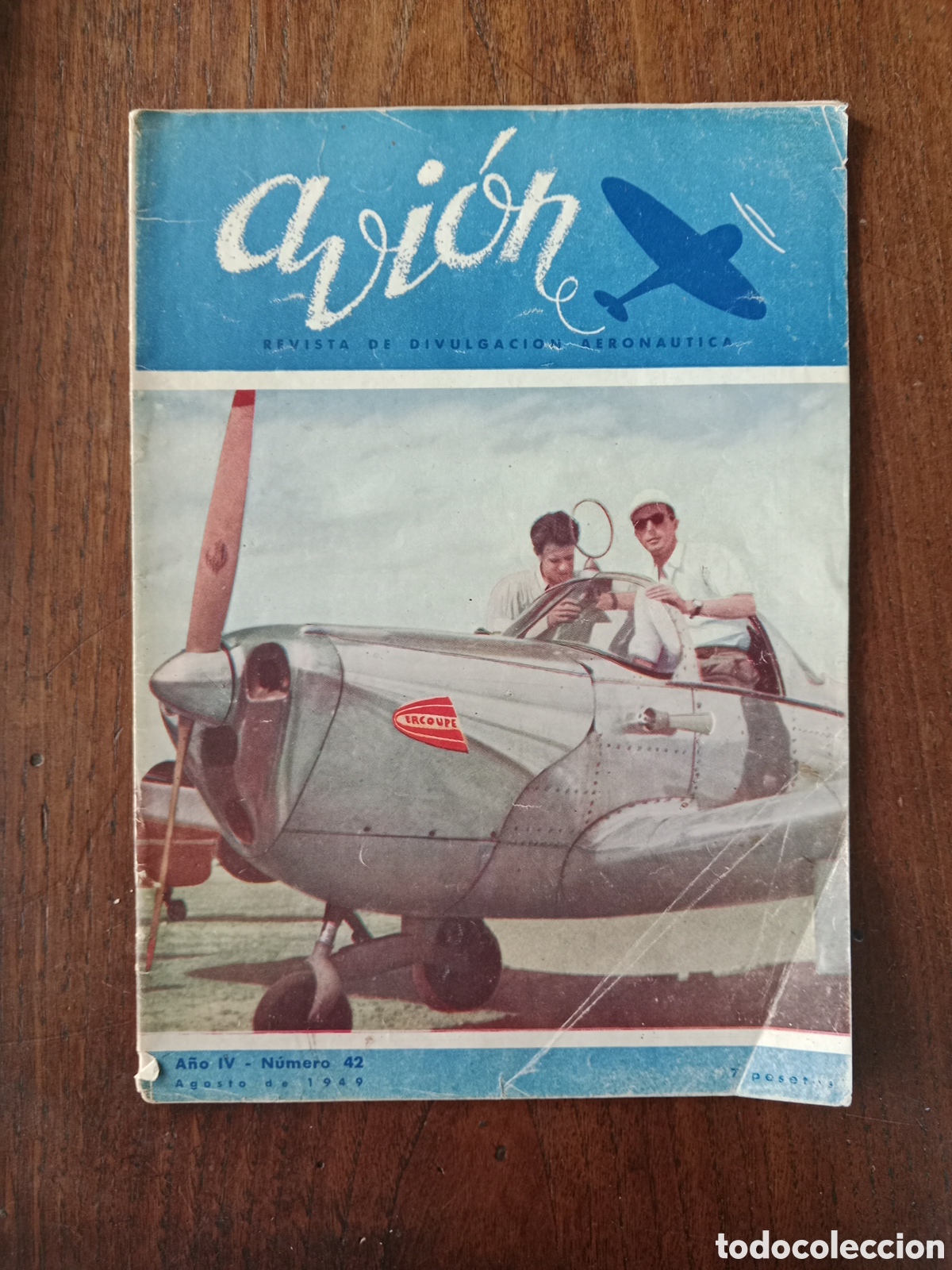 Otros Art&iacute;culos de Coleccionismo en Papel: Revista avi&oacute;n n. 42 de 1949 aeron&aacute;utica