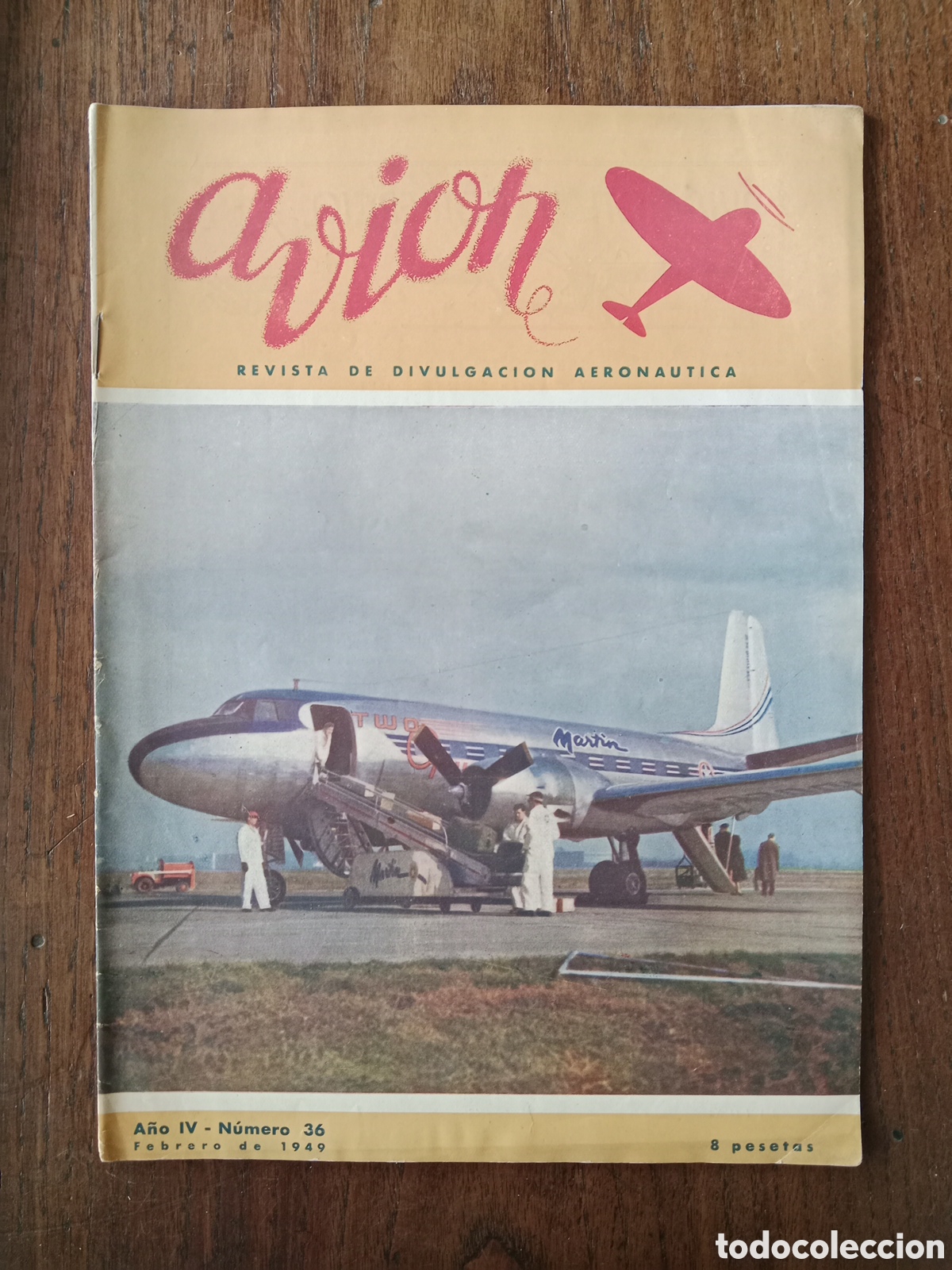 Otros Art&iacute;culos de Coleccionismo en Papel: Revista avi&oacute;n n. 36 de 1949 aeron&aacute;utica