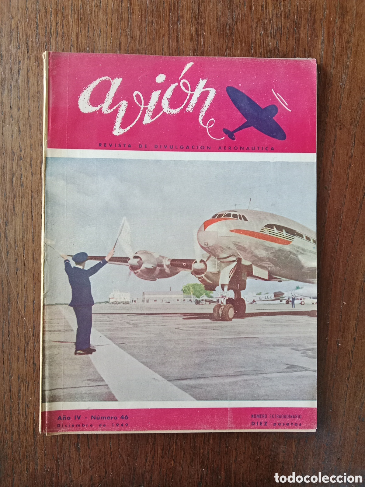 Otros Art&iacute;culos de Coleccionismo en Papel: Revista avi&oacute;n n. 46 de 1949 aeron&aacute;utica