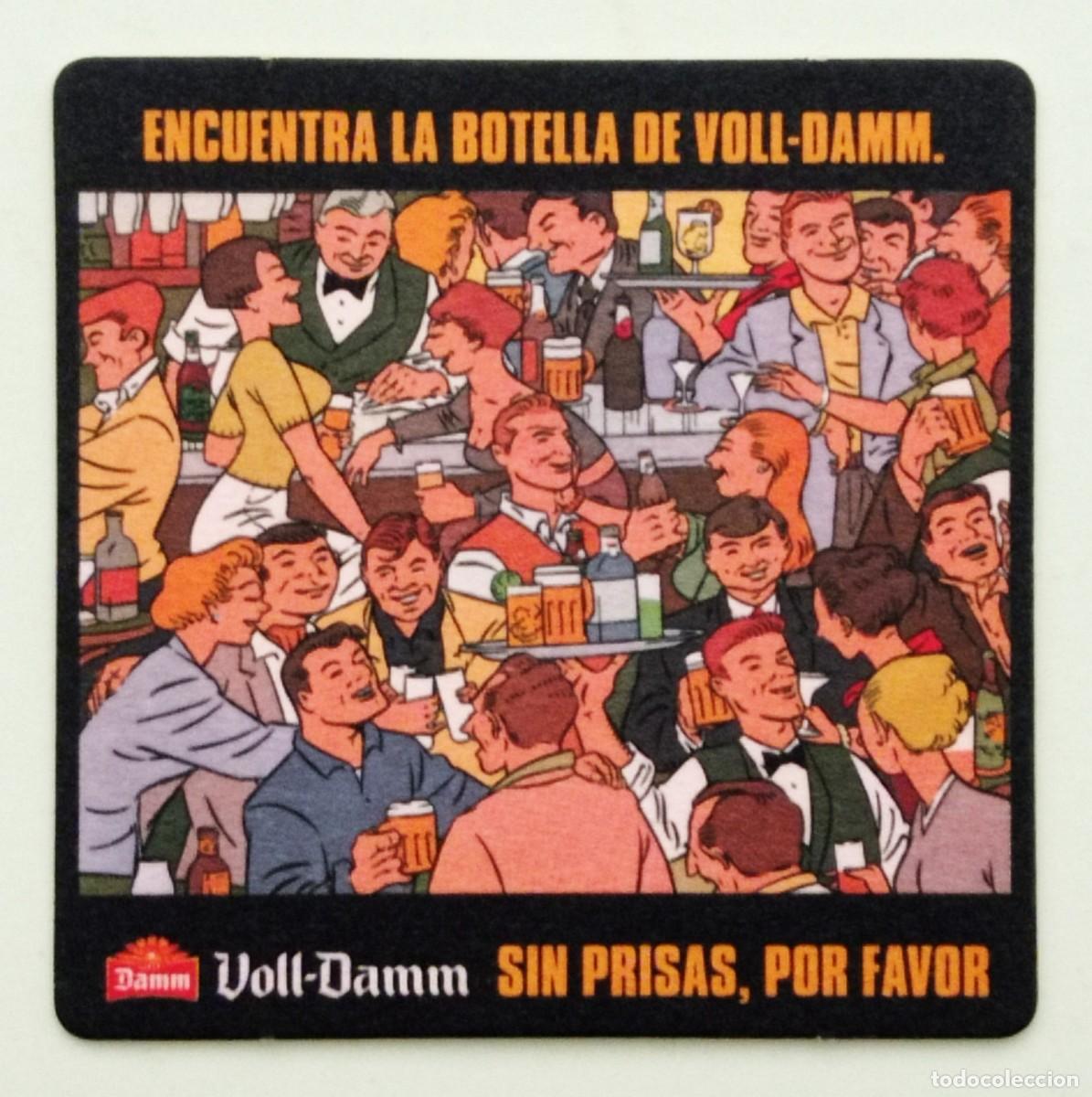 Otros art&iacute;culos de coleccionismo en papel: POSAVASO CERVEZA VOLL-DAMM EXTRA (ESPA&Ntilde;A)