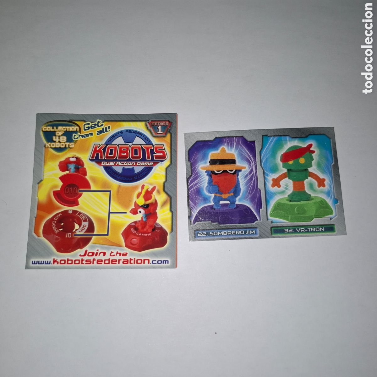 Sammelleidenschaft Andere Papierartikel: FICHAS DE LA COLECCI&Oacute;N KOBOTS