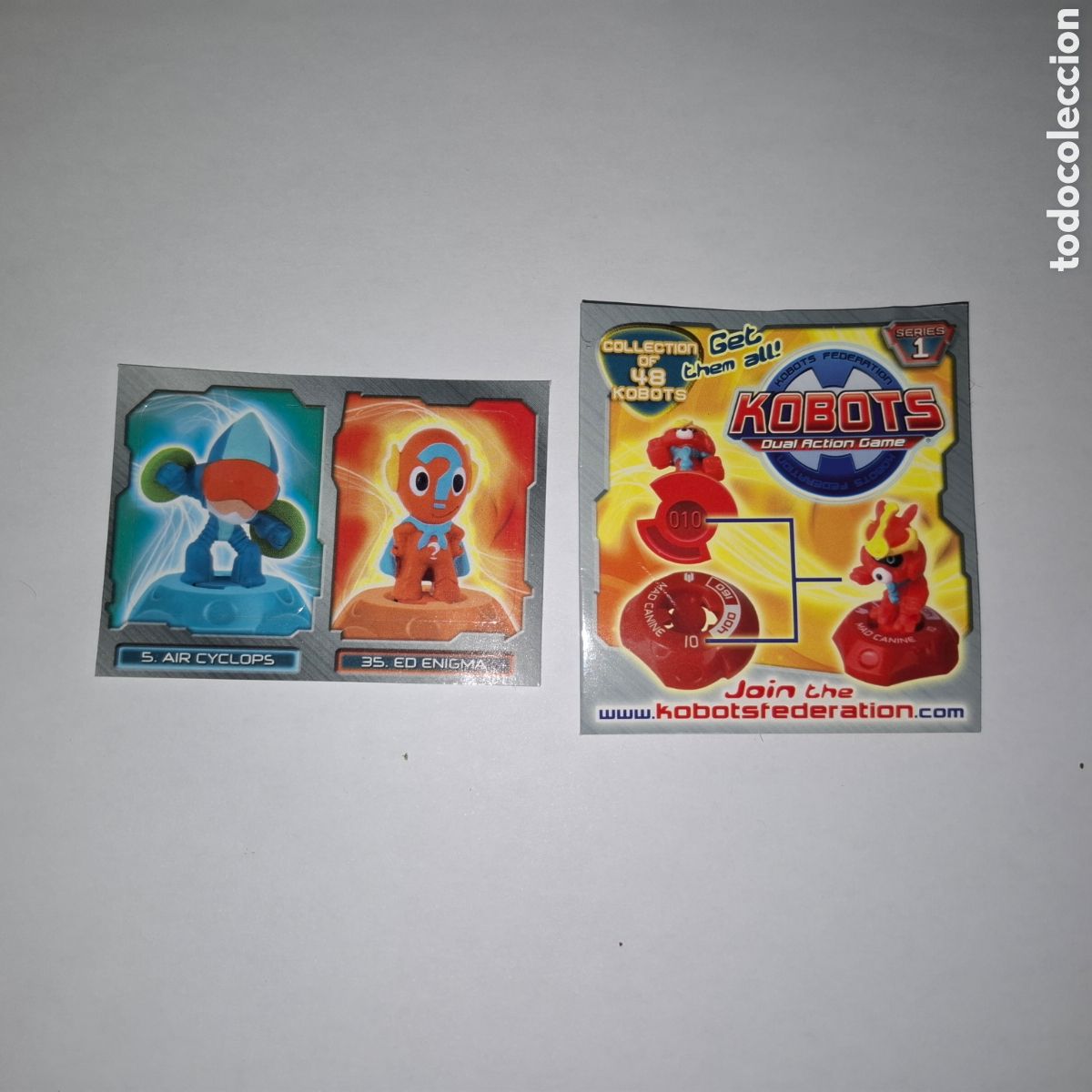 Sammelleidenschaft Andere Papierartikel: FICHAS DE LA COLECCI&Oacute;N KOBOTS