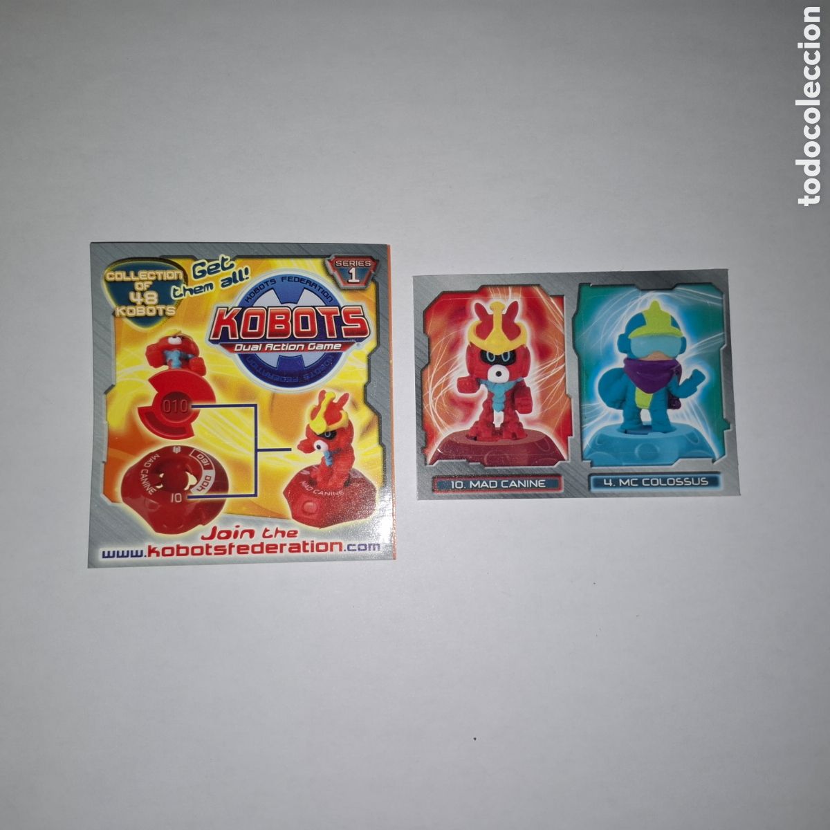 Sammelleidenschaft Andere Papierartikel: FICHAS DE LA COLECCI&Oacute;N KOBOTS