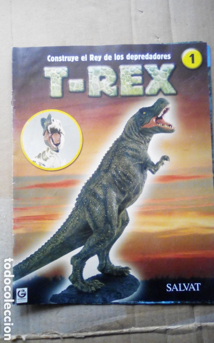 Otros art&iacute;culos de coleccionismo en papel: Fasc&iacute;culo colecci&oacute;n. Salvat 1. Construye el rey de los depredadores T-Rex. A&ntilde;o 2006.