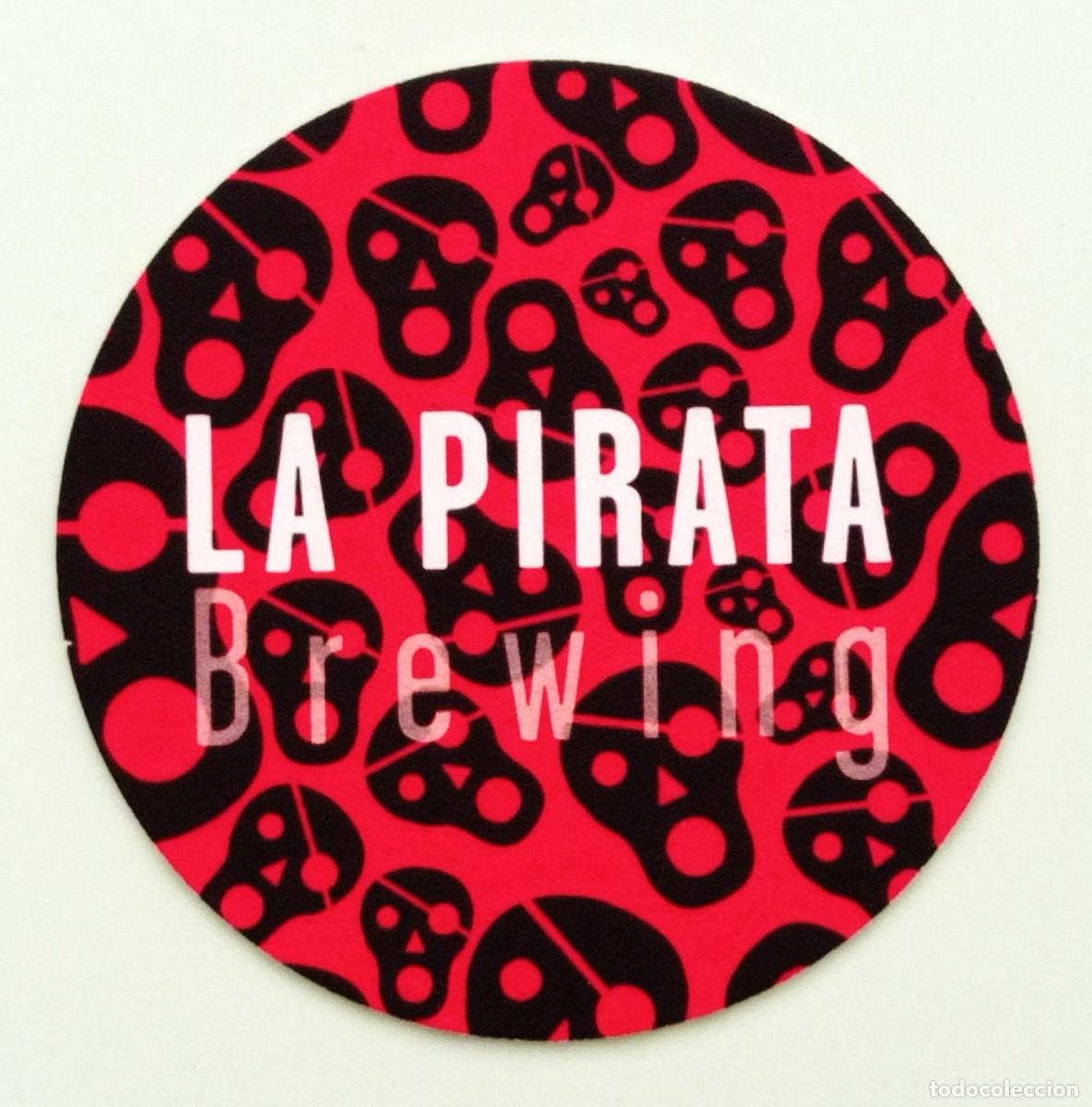 Otros art&iacute;culos de coleccionismo en papel: POSAVASO CERVEZA LA PIRATA (ESPA&Ntilde;A) (9,2 cm)