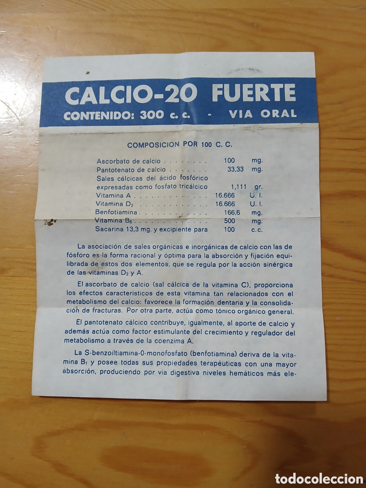 Otros Art&iacute;culos de Coleccionismo en Papel: Prospecto calcio 20 fuerte madariaga