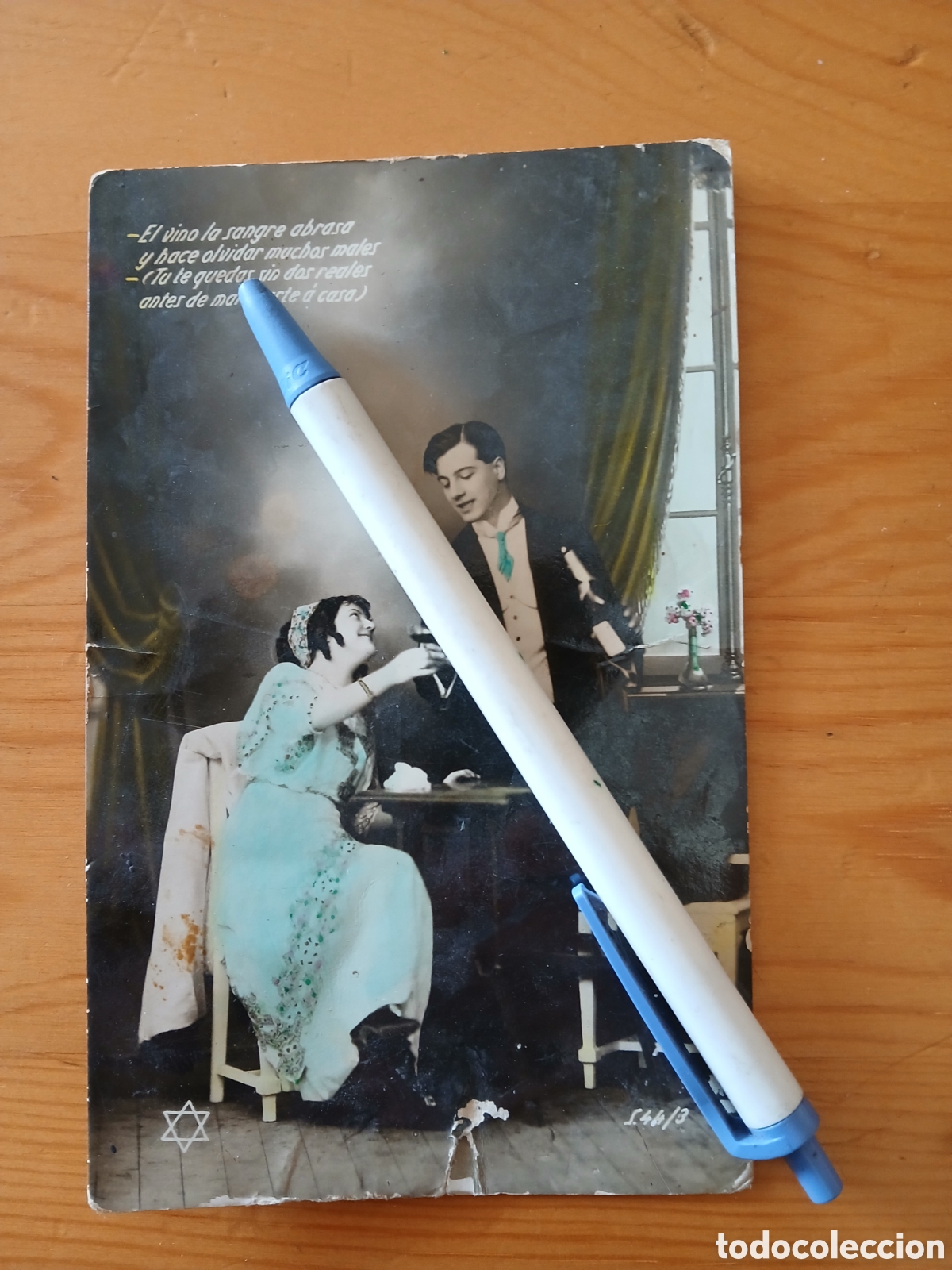 Otros Art&iacute;culos de Coleccionismo en Papel: Tarjeta postal carta 1913 huesca estrella david regimiento 10 caballer&iacute;a barcelona