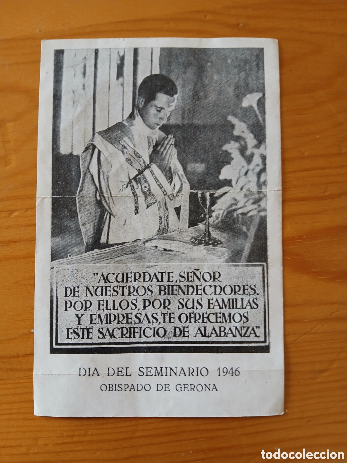 Otros Art&iacute;culos de Coleccionismo en Papel: D&iacute;a del seminario Gerona 1946