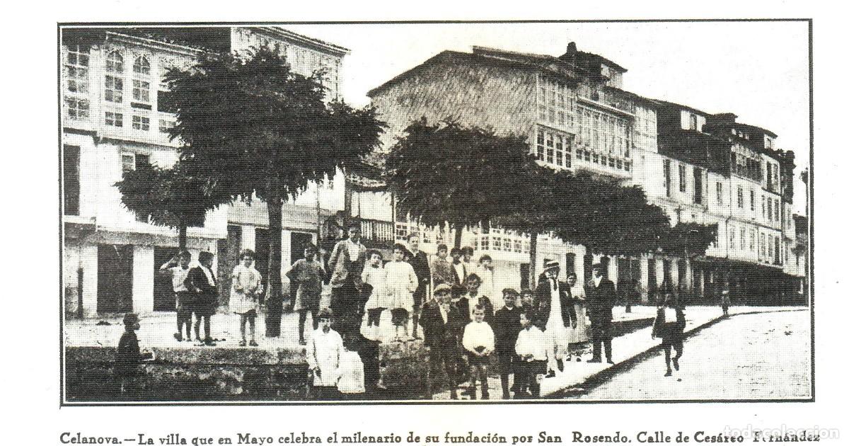 Sammelleidenschaft Andere Papierartikel: [A&Ntilde;O 1936]. CELANOVA. CALLE CESAREO FERNANDEZ. ORENSE. GALICIA. [LEER DESCRIPCION].