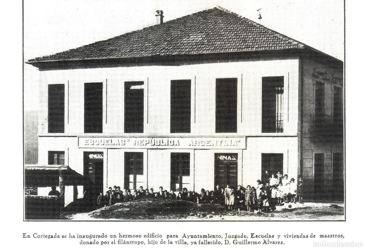 Otros Art&iacute;culos de Coleccionismo en Papel: [A&Ntilde;O 1936]. CORTEGADA. ESCUELAS. JUZGADO. AYUNTAMIENTO. ORENSE. GALICIA. [LEER DESCRIPCION].