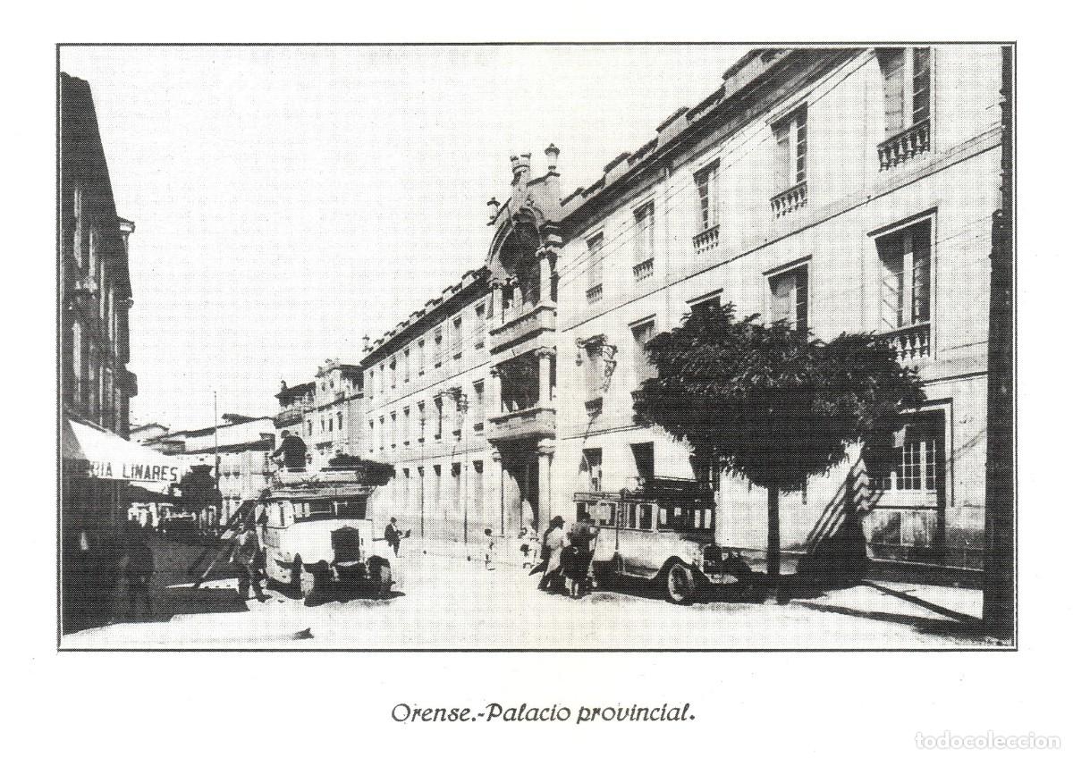 Collectionnisme Papier divers: [A&Ntilde;O 1936]. ORENSE. PALACIO PROVINCIAL. FUENTE DE LA BURGA. GALICIA. [LEER DESCRIPCION].