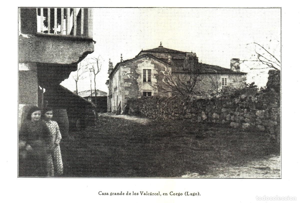 Sammelleidenschaft Andere Papierartikel: [A&Ntilde;O 1936]. CORGO. PAZOS. CASA SE&Ntilde;ORIAL DE VALCARCEL. GALICIA. [LEER DESCRIPCION].