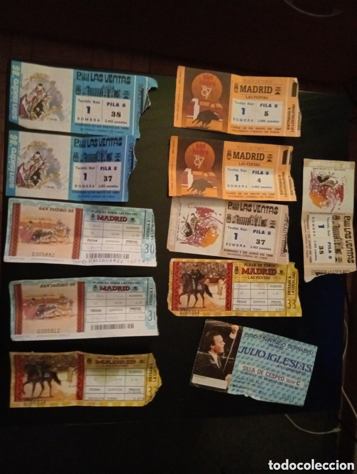 Sammelleidenschaft Andere Papierartikel: Entradas de plaza de toros de las ventas