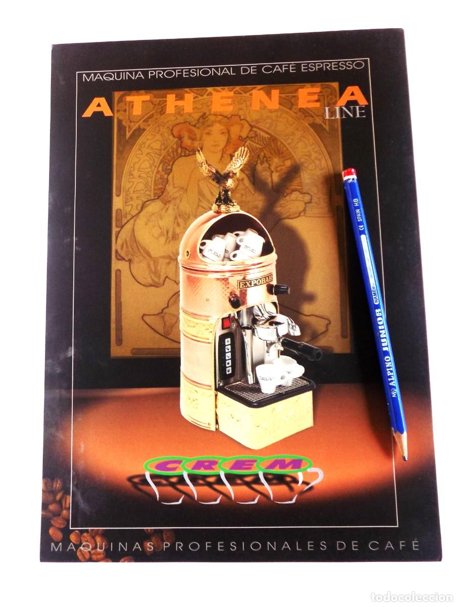 Collectionnisme Papier divers: FOLLETO PUBLICIDAD MAQUINA DE CAF&Eacute; PROFESIONAL ESPRESSO ATHENEA