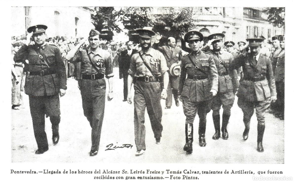 Sammelleidenschaft Andere Papierartikel: [A&Ntilde;O 1936]. HEROES DEL ALCAZAR DE TOLEDO LLEGAN A GALICIA. [LEER DESCRIPCION]