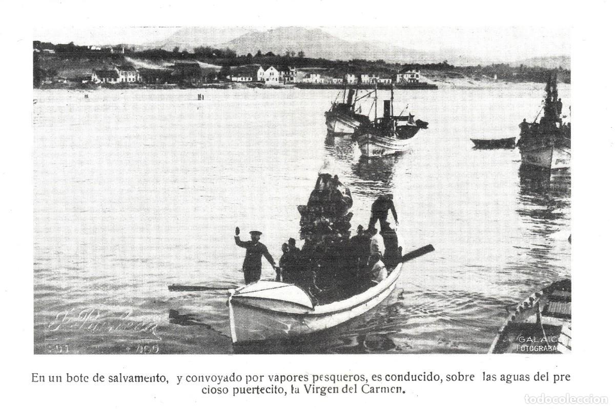 Otros Art&iacute;culos de Coleccionismo en Papel: [A&Ntilde;O 1936]. PANJON. VIRGEN DEL MAR. VIRGEN DEL CARMEN. GALICIA. [LEER DESCRIPCION].