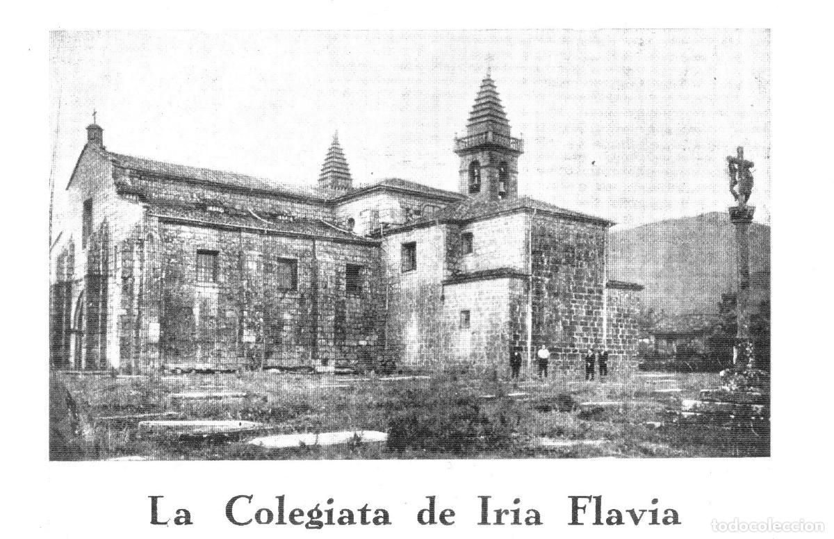 Altri oggetti di carta: [A&Ntilde;O 1937]. COLEGIATA DE IRIA FLAVIA. GALICIA. [LEER DESCRIPCION].