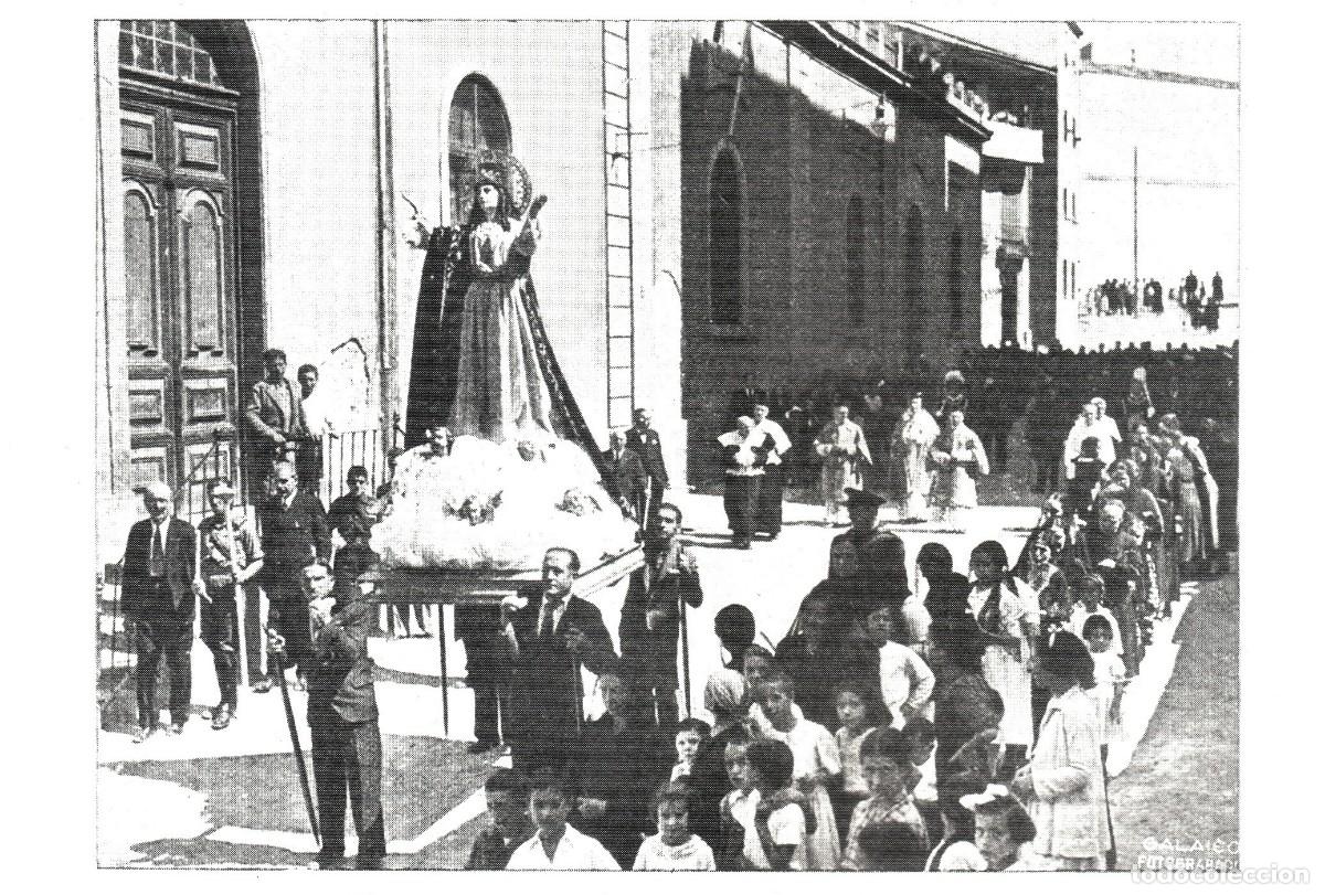 Altri oggetti di carta: [A&Ntilde;O 1937]. VIGO. PROCESION PATRONA VIRGEN DE LA ASCENSION. GALICIA. [LEER DESCRIPCION].
