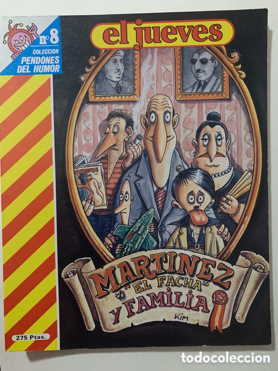 Outros artigos de papel: El Jueves N&ordm;8 Martinez el Facha y Familia 1989