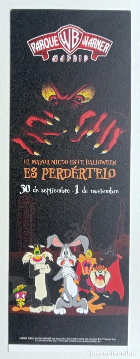 Otros art&iacute;culos de coleccionismo en papel: ENTRADA A EVENTO PARQUE WARNER MADRID
