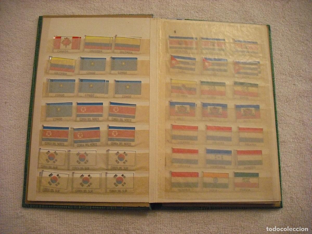 Outros artigos de papel: ALBUM CON BANDERAS. LAS 5 PRIMERAS HOJAS INTERNACIONALES Y EL RESTO DE LOCALIDADES CATALANAS