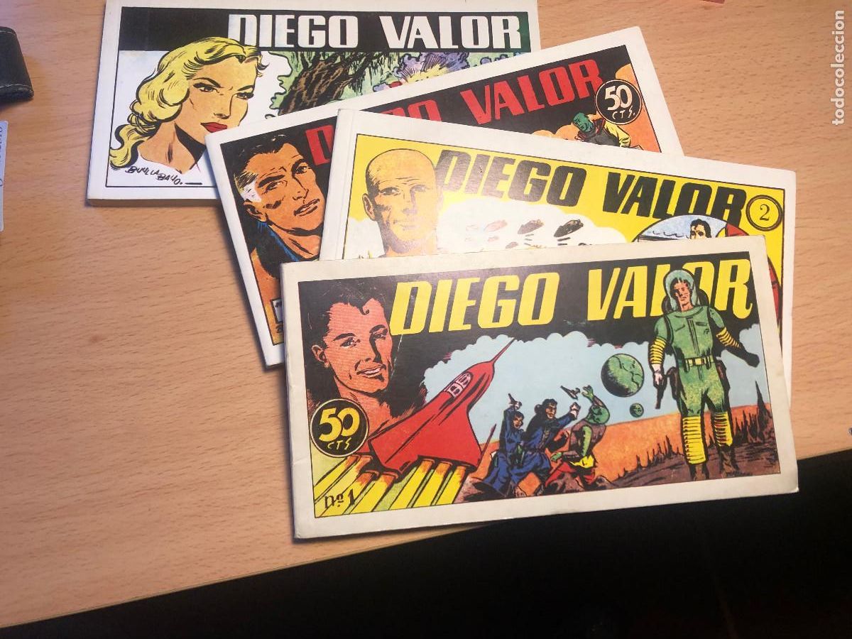 Paper Collecting Others: DIEGO VALOR- Edici&oacute;n Ibercomic- 1986, 1, 2, 3, 4,
