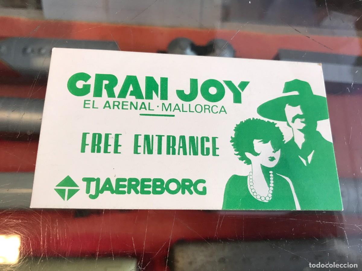 Sammelleidenschaft Andere Papierartikel: POSAVASOS. GRAN JOY. EL ARENAL, MALLORCA. 10 X 5,5CM