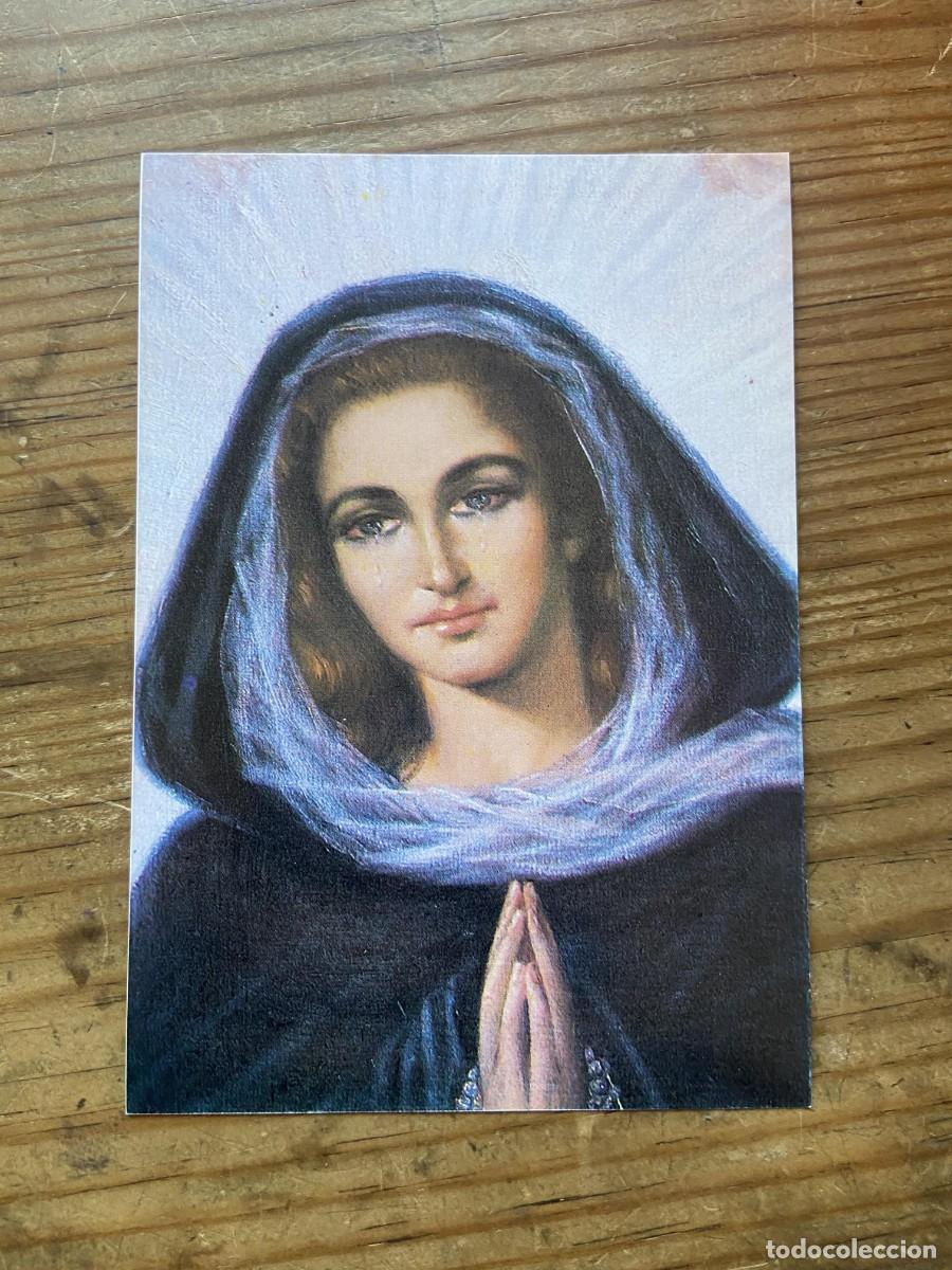 Otros Art&iacute;culos de Coleccionismo en Papel: R30269 DOCUMENTO RELIGION ORACION TIPO POSTAL VIRGEN NUESTRA SE&Ntilde;ORA DE LOS DOLORES 1983