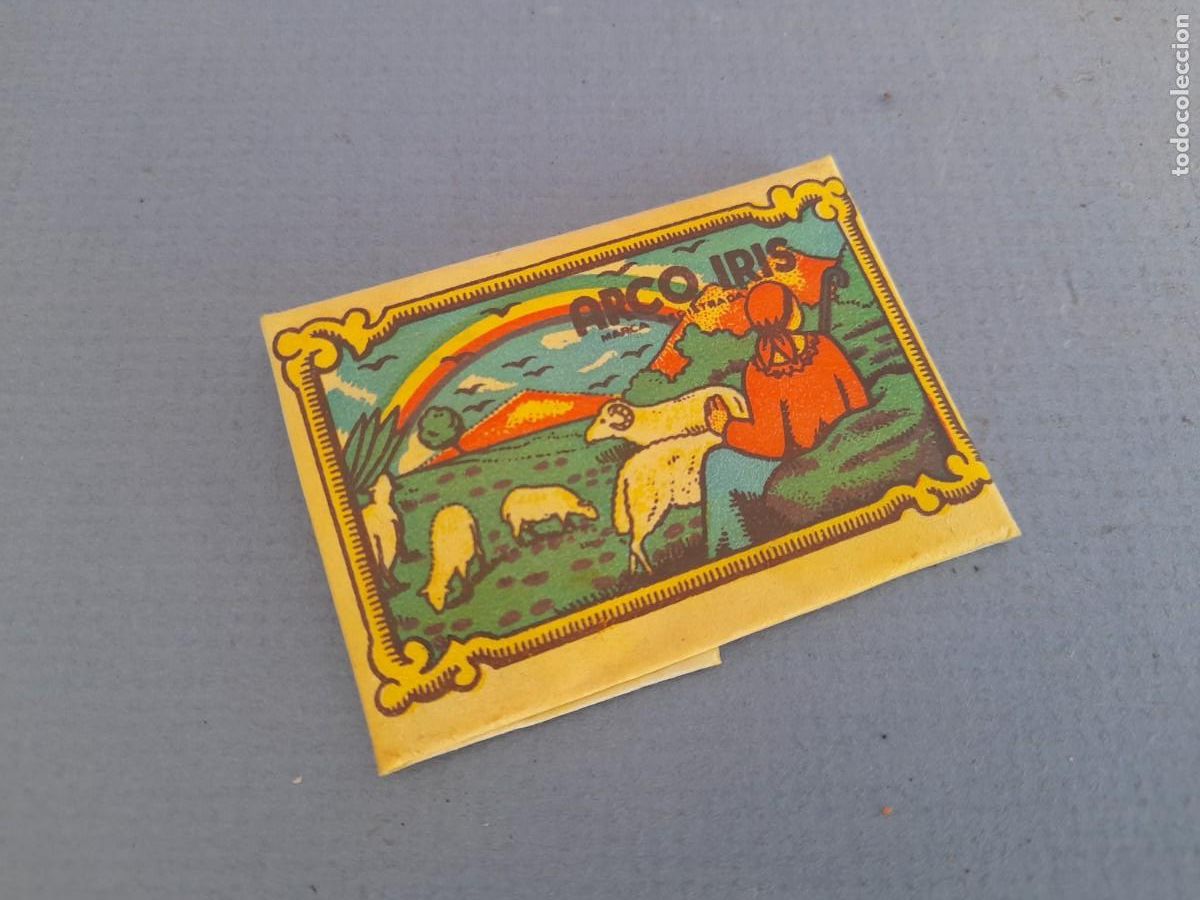 Otros Art&iacute;culos de Coleccionismo en Papel: Peque&ntilde;o sobre colorante alimentario arco iris 5x7cm aprox, sin usar