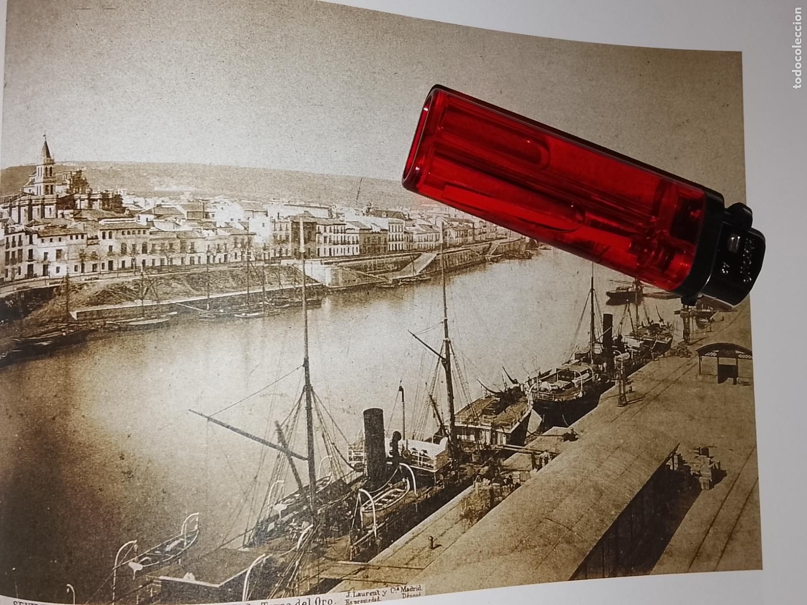 Sammelleidenschaft Andere Papierartikel: SEVILLA - RECORTE FOTOGRAFICO DE PUBLICACION INFORMACION GRAFICA - RIO GUADALQUIVIR VISTA TRIANA