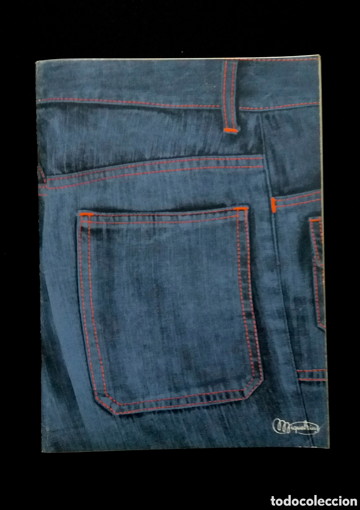 Otros Art&iacute;culos de Coleccionismo en Papel: CUADERNO escolar portada vaquero jeans a&ntilde;os 70/80 NUEVO estrenar colecci&oacute;n cole colegio libreta EGB