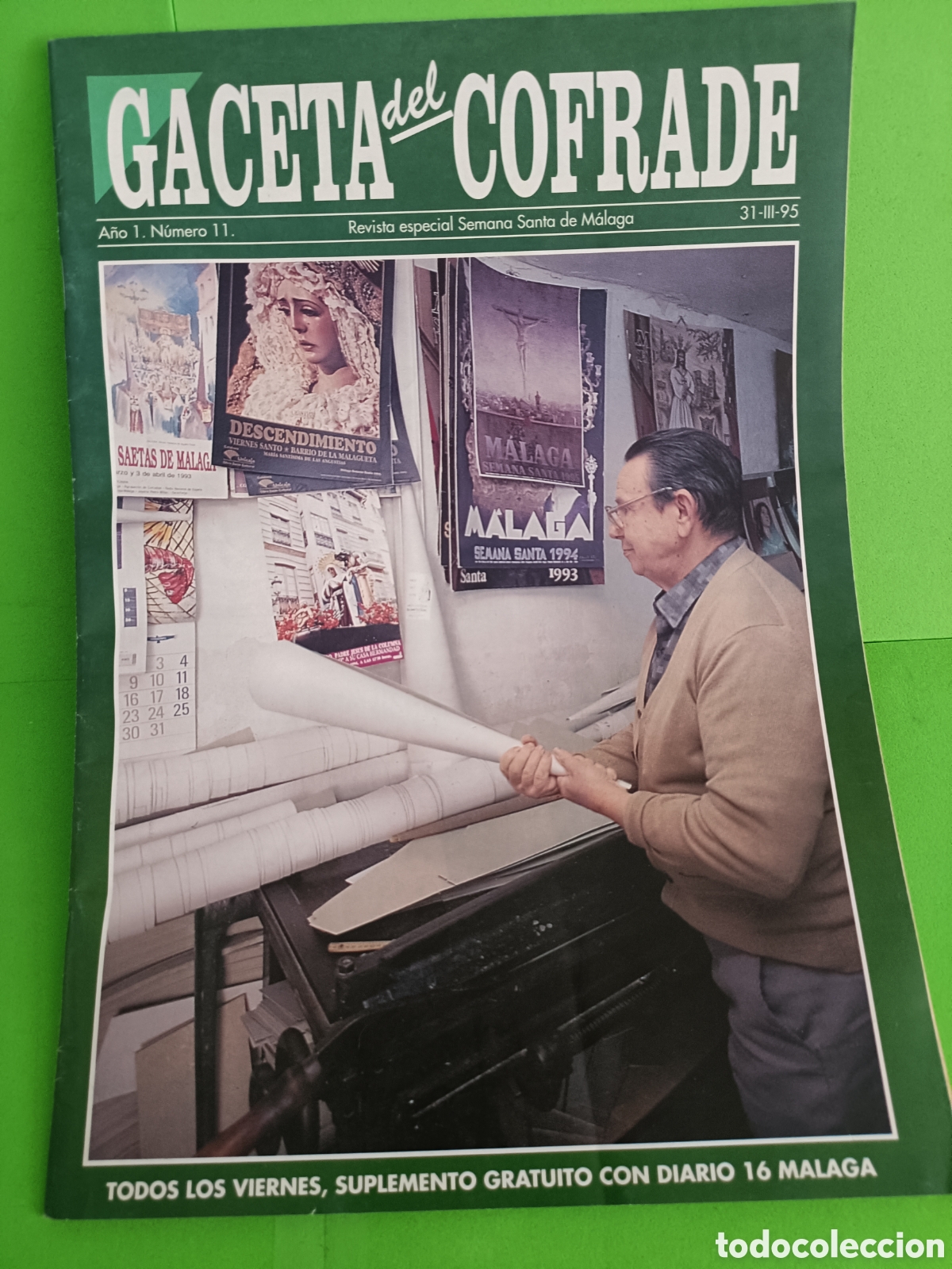 Otros Art&iacute;culos de Coleccionismo en Papel: 1995 Revista Gaceta cofrade especial semana santa de M&aacute;laga