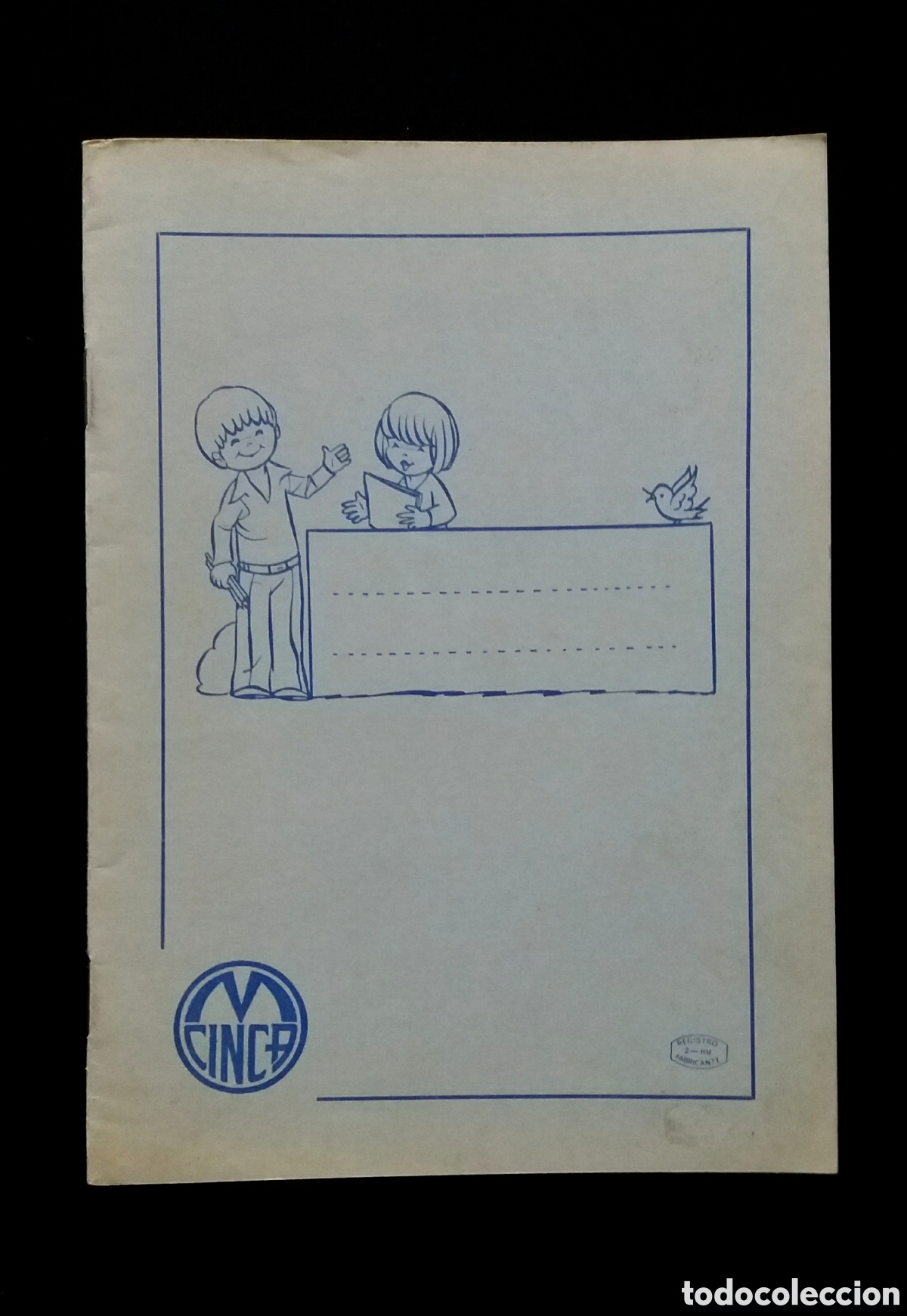 Otros art&iacute;culos de coleccionismo en papel: LIBRETA escolar CINCA 2 rayas colecci&oacute;n cole colegio cuaderno