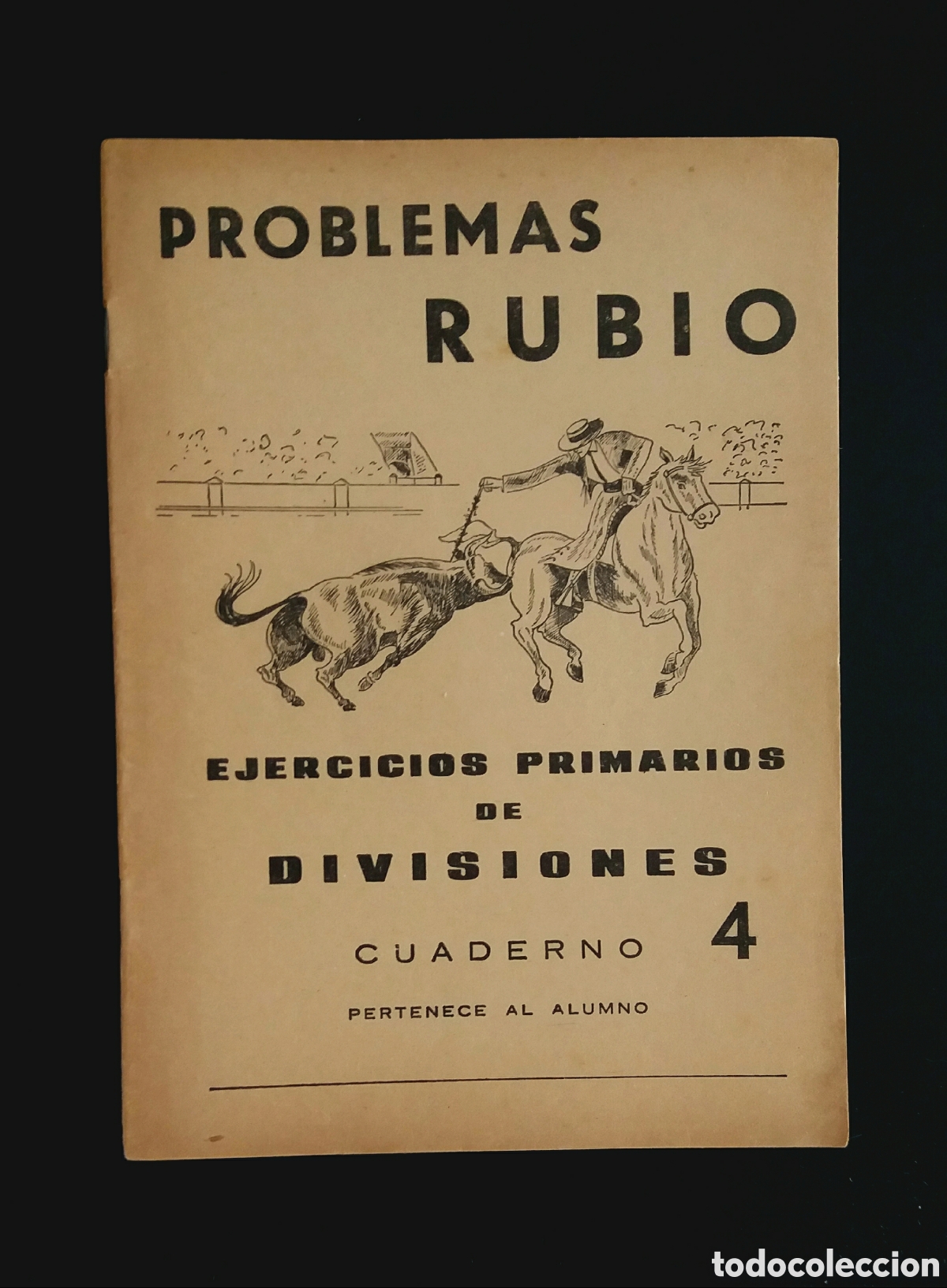 Otros art&iacute;culos de coleccionismo en papel: CUADERNO PROBLEMAS RUBIO 4 a&ntilde;o 1959 ejercicios divisiones NUEVO colegio escuela libreta infantil