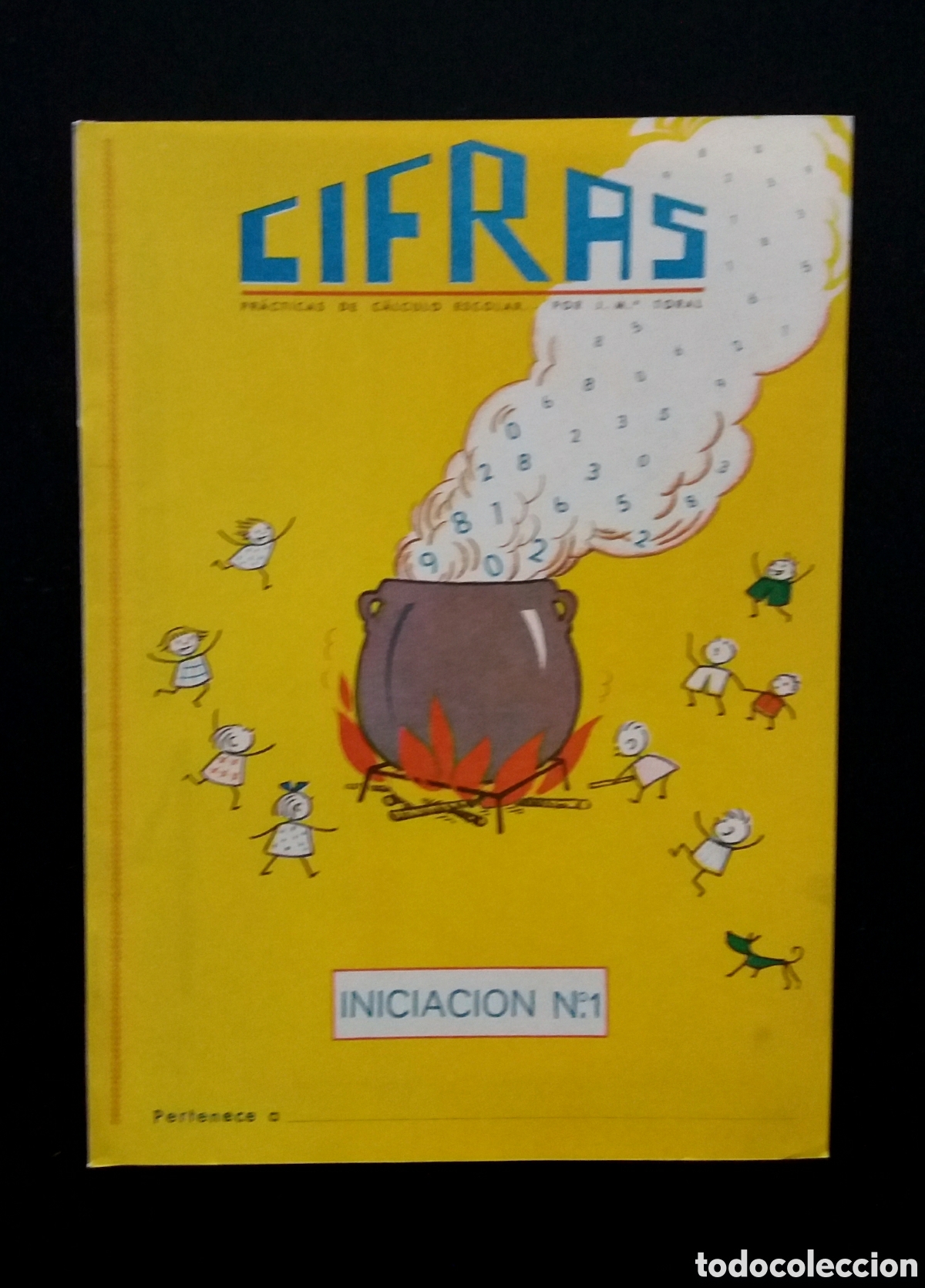 Otros art&iacute;culos de coleccionismo en papel: CUADERNO CIFRAS iniciaci&oacute;n n&deg; 1 editorial estudium Jos&eacute; Cantero 1969 colegio escuela libreta