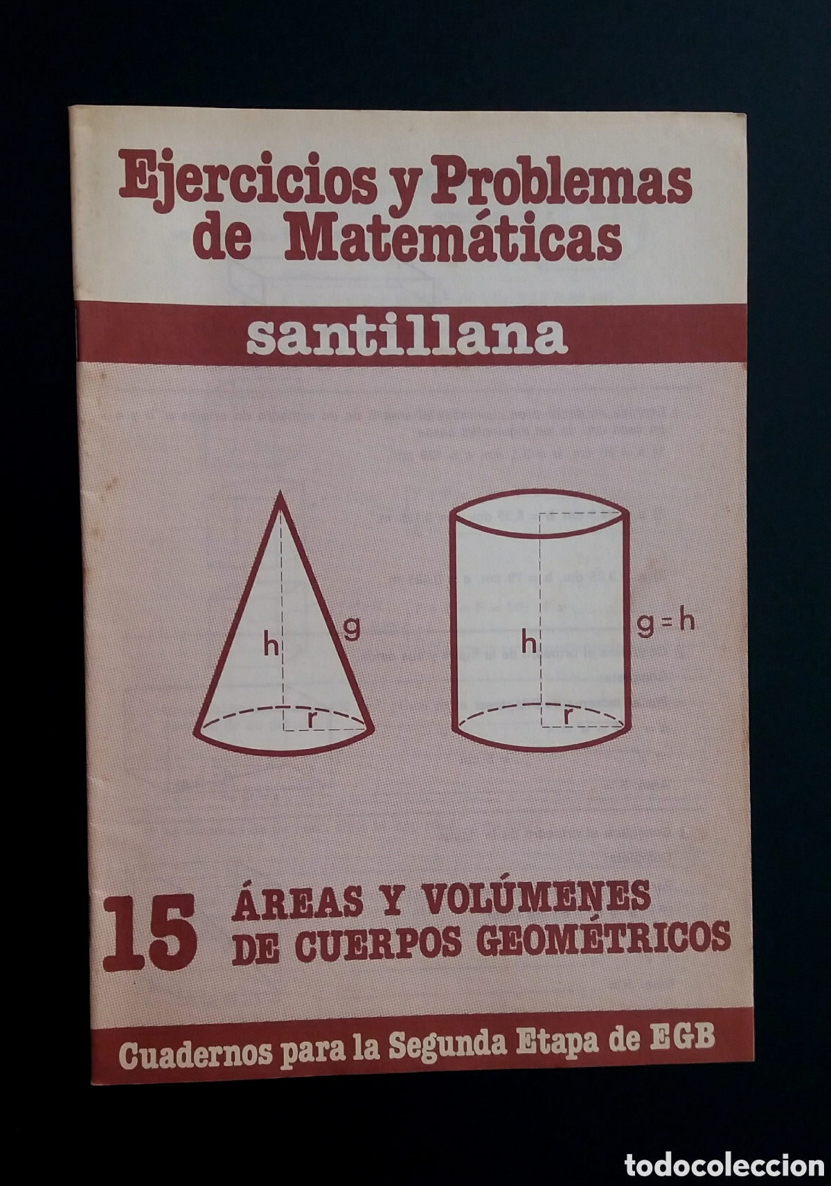 Sammelleidenschaft Andere Papierartikel: Cuaderno EJERCICIOS Y PROBLEMAS DE MATEM&Aacute;TICAS SANTILLANA 1984 colegio escuela libreta escolar