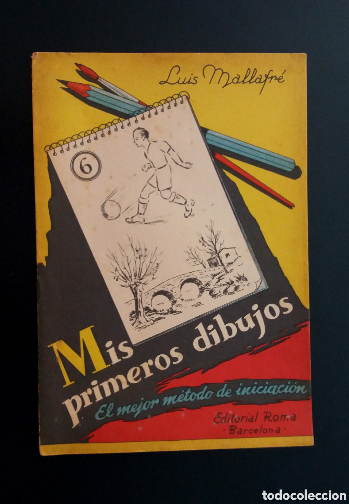 Sammelleidenschaft Andere Papierartikel: CUADERNO MIS PRIMEROS DIBUJOS Luis Mallafr&eacute; editorial ROMA colegio escuela libreta colorear escolar