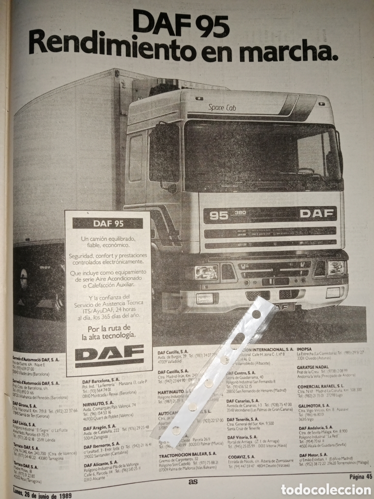 Maquette DAF 95 Master Truck 1/24