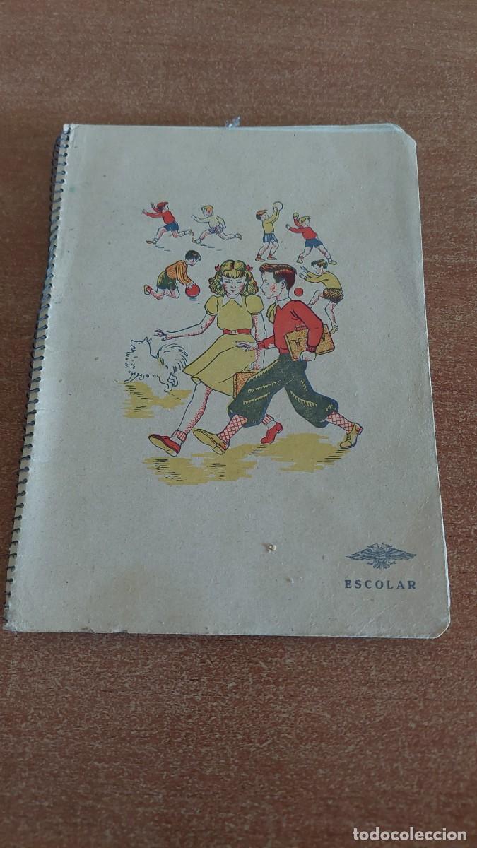 Otros art&iacute;culos de coleccionismo en papel: Libreta escolar a&ntilde;o 1961 decorada - Foto 1